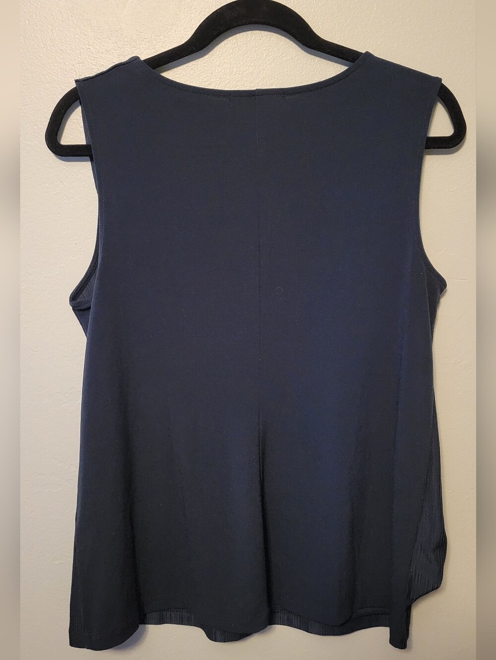 Navy Ruffle Top - Picture 2 of 3